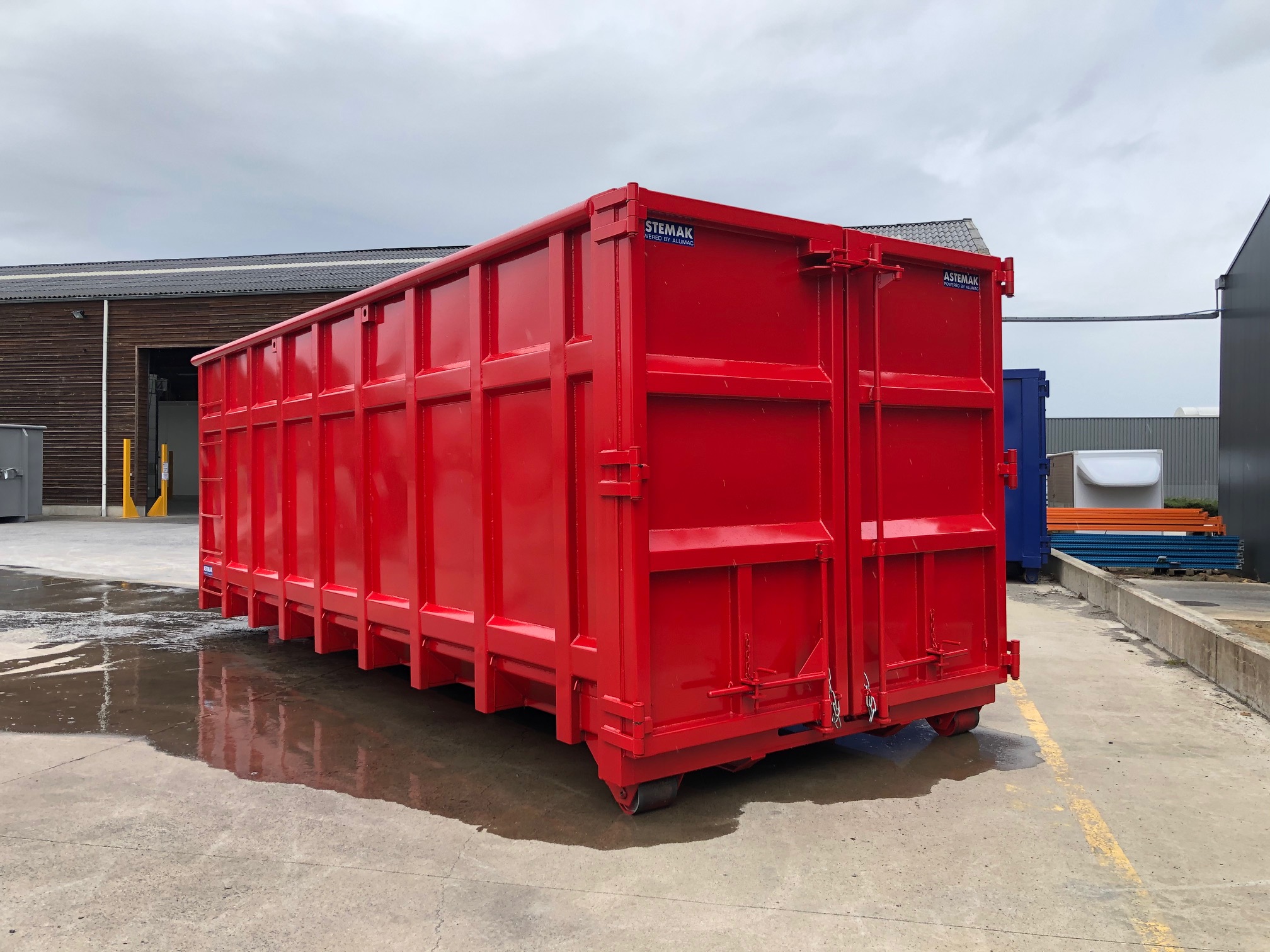 Volume container extra veel inhoud carrosseriebouw ASTEMAC